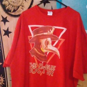 The Plaque Doctor steampunk cotton T-shirt size 4x.